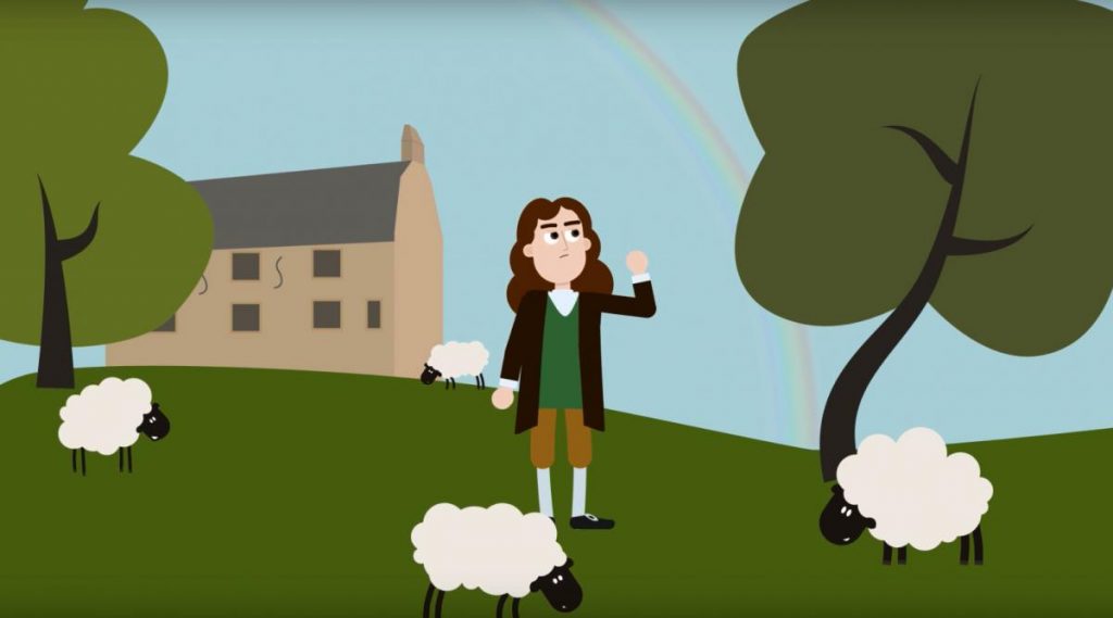 ¿Cómo imaginas que era el entorno de trabajo de Newton cuando inventó el cálculo?