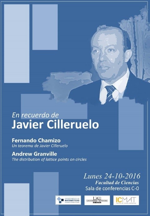 Jornada científica “En recuerdo de Javier Cilleruelo”