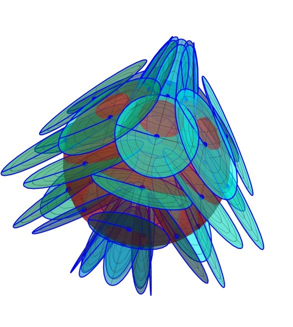 Images of the isometric embedding of the Eguchi-Hanson (Ak=1) metric